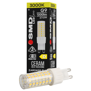 $ ŻARÓWKA G9 LED SMD WW 8,5W 1200lm 3Y 0458 FF